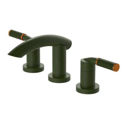 Rubinet Widespread Lav. Set. (less drain) Green Envy