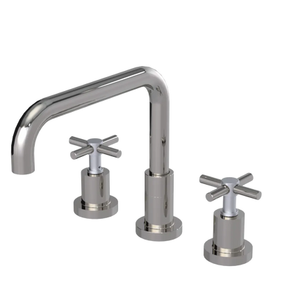 Rubinet Widespread Kitchen Set Polished Nickel