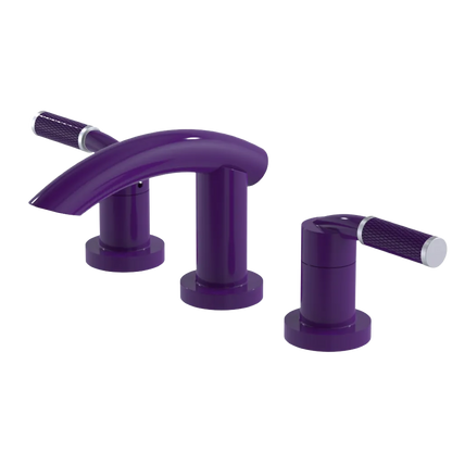 Rubinet Widespread Lav. Set. (less drain) Purple Haze