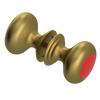Rubinet Shower Door Knob (set) Antique Brass Matt