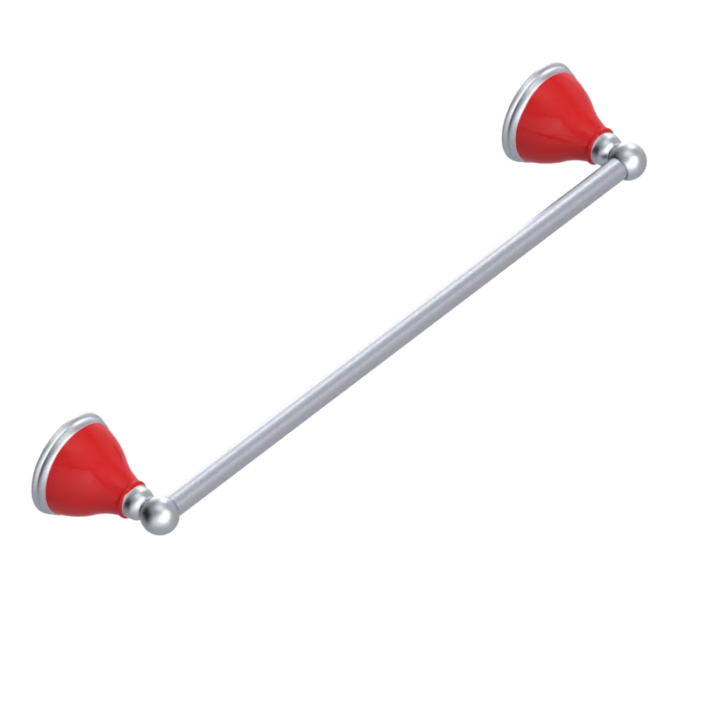Rubinet Towel Bar 18" Satin Chrome