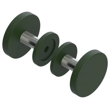 Rubinet Shower Door Knob (set) Green Envy