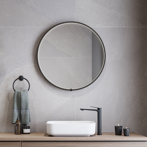 Kalia Noxled-illuminated - 30 x 30-Inch Framed LED Bathroom Mirror