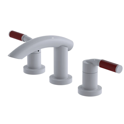 Rubinet Widespread Lav. Set. (less drain) White