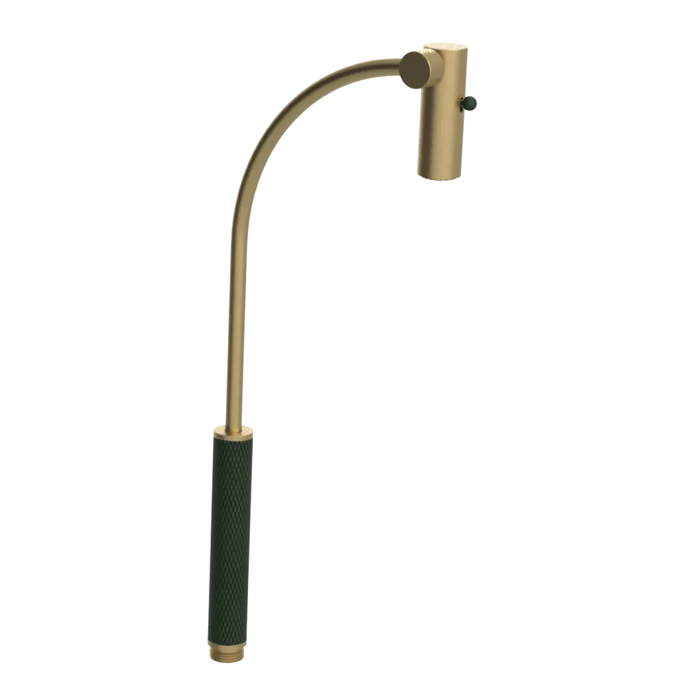 Rubinet Hand Held Shower Bidet Only Satin Brass