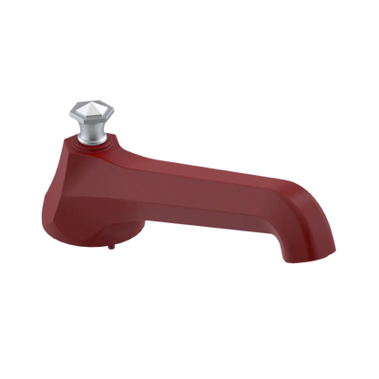 Rubinet Tub Filler Spout Deck Mount Maroon
