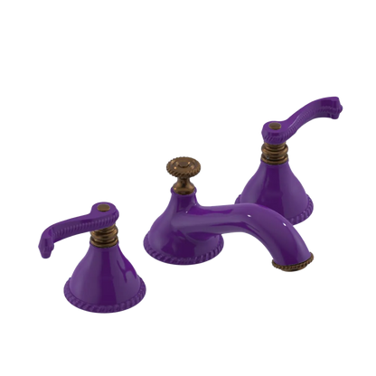 Rubinet Widespread Lav. Set. (less drain) Purple Haze