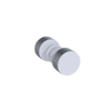 Rubinet Shower Door Knob (set) Matt White