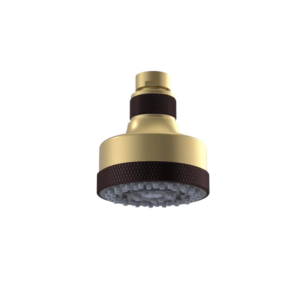 Rubinet 3 FUNCTION SHOWER HEAD Satin Brass