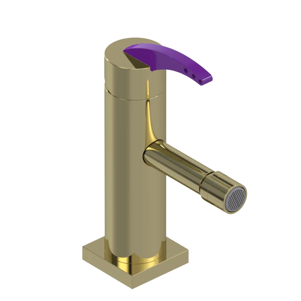 Rubinet Single Control Bidet Fitting (less drain) Gold