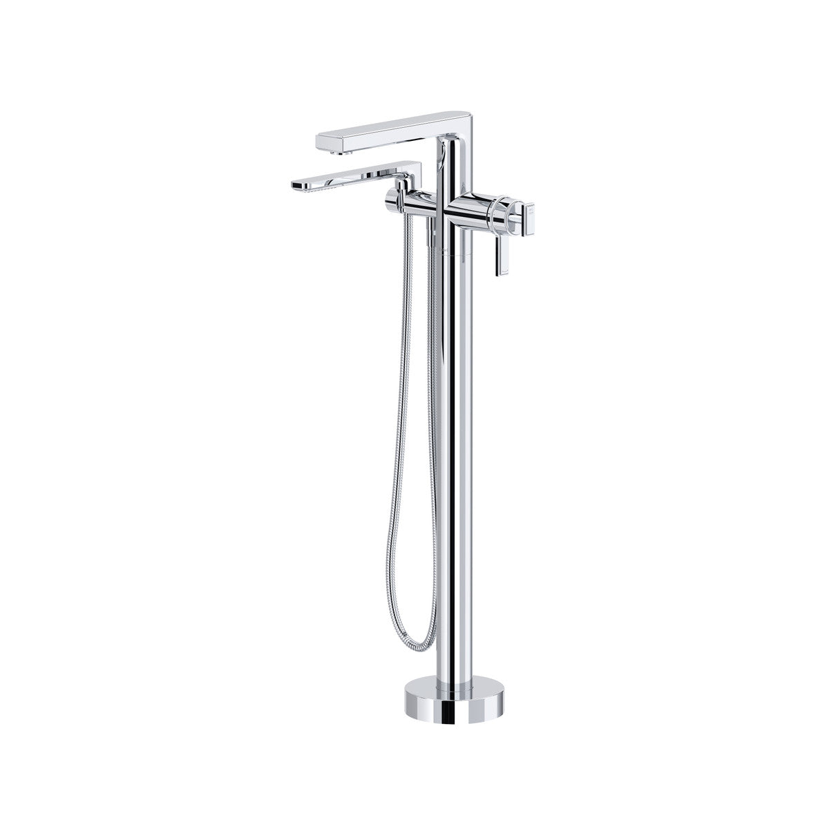 Riobel Manifesto™ Thermostatic Single Hole Floor Mount Tub Filler Trim