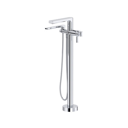 Riobel Manifesto™ Thermostatic Single Hole Floor Mount Tub Filler Trim