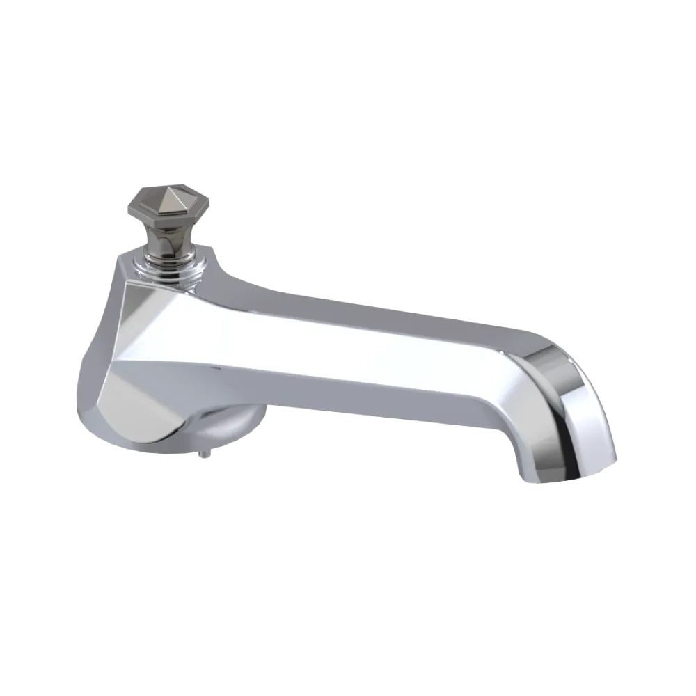 Rubinet Tub Filler Spout Deck Mount Chrome