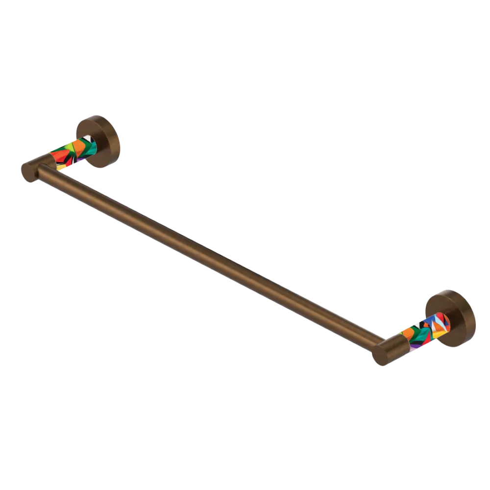 Rubinet Towel Bar 18" Tuscan Brass