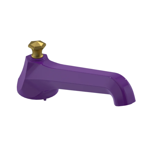 Rubinet Tub Filler Spout Deck Mount Purple Haze