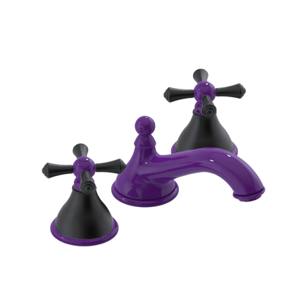 Rubinet Widespread Lav. Set. (less drain) Purple Haze