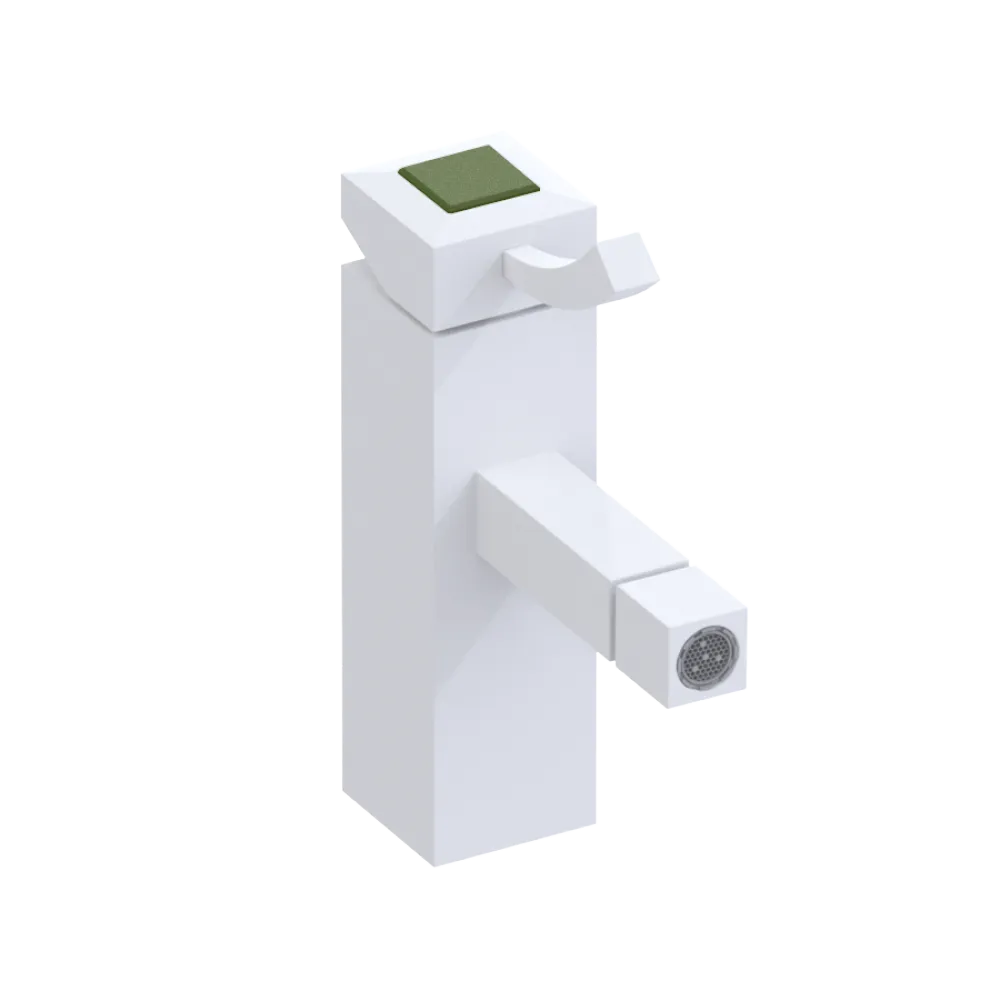 Rubinet Single Control Bidet Fitting (less drain) Matt White