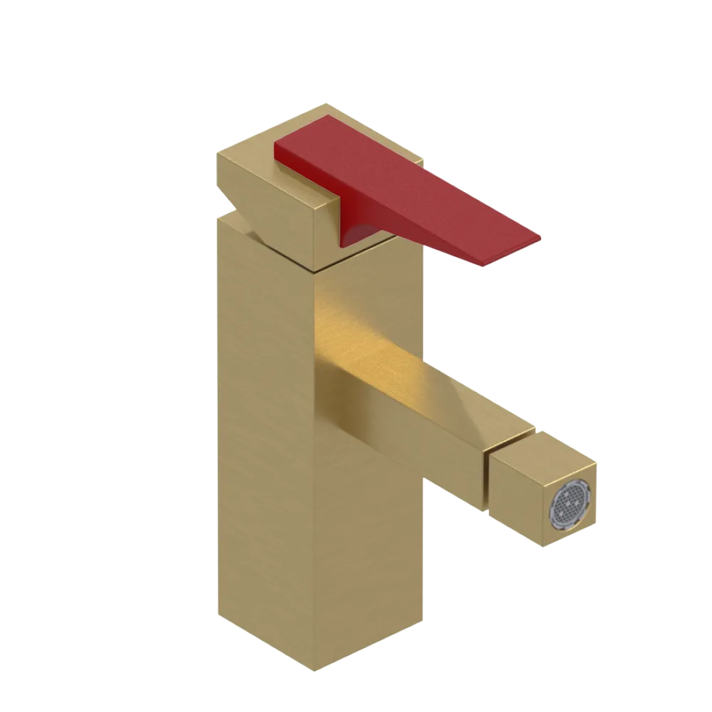 Rubinet Single Control Bidet Fitting (less drain) Satin Gold