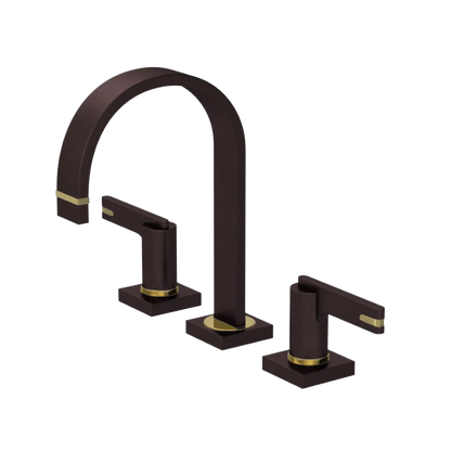 Rubinet Widespread Lav. Set. (less drain) Oil Rubbed Bronze