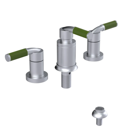 Rubinet Bidet Fitting with Spray, Diverter, and Vacuum Breaker (less drain) Satin Chrome