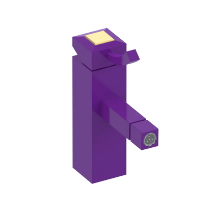 Rubinet Single Control Bidet Fitting (less drain) Purple Haze