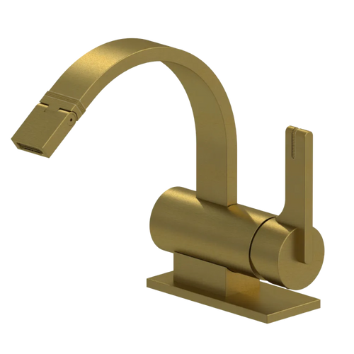 Rubinet Single Control Bidet Fitting (less drain) Antique Brass Matt