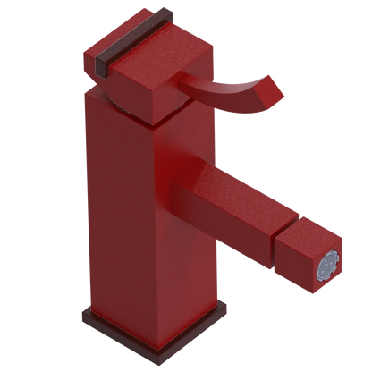 Rubinet Single Control Bidet Fitting (less drain) Maroon