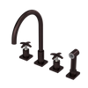 Rubinet Widespread Kitchen Set with Hand Spray Oil Rubbed Bronze