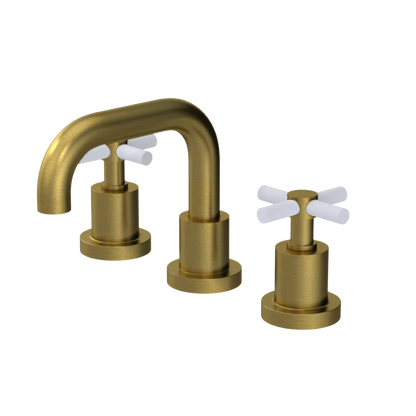 Rubinet Widespread Lav. Set. (less drain) Antique Brass Matt