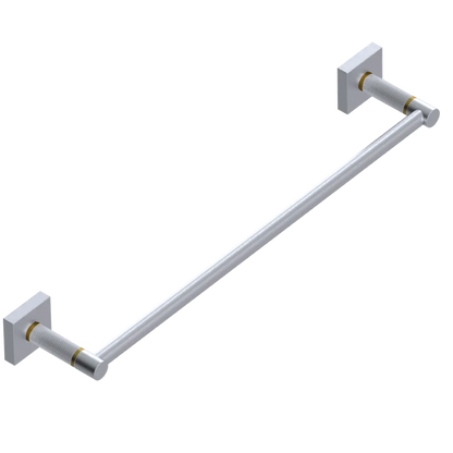 Rubinet 24" TOWEL BAR Satin Chrome