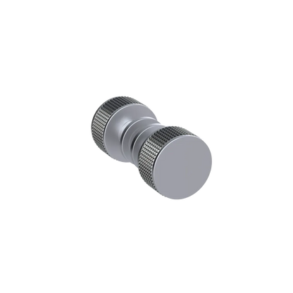 Rubinet Shower Door Knob (set) Satin Chrome