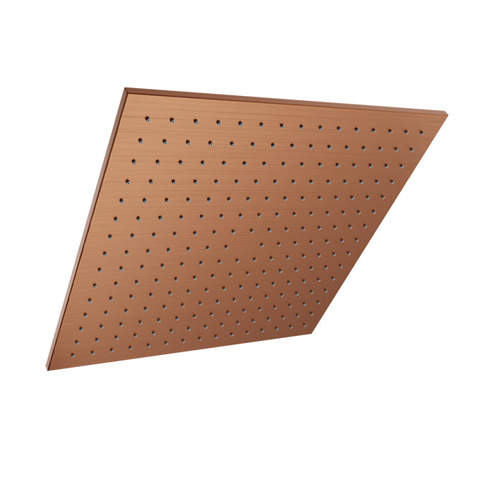 Baril Square 16" anti-limestone shower head