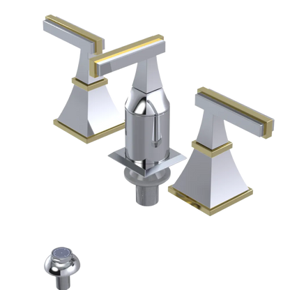 Rubinet Bidet Fitting with Spray, Diverter, and Vacum Breaker (Less Drain) Chrome