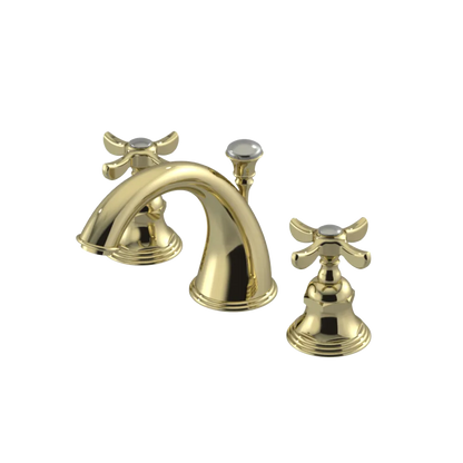 Rubinet Widespread Lav. Set. (less drain) Gold