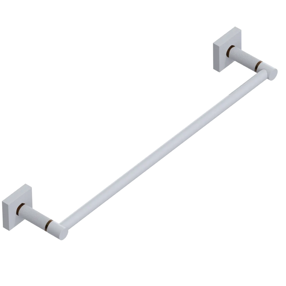 Rubinet 18" TOWEL BAR White