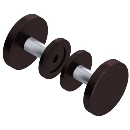 Rubinet Shower Door Knob (set) Oil Rubbed Bronze