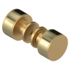 Rubinet Shower Door Knob (set) Satin Gold