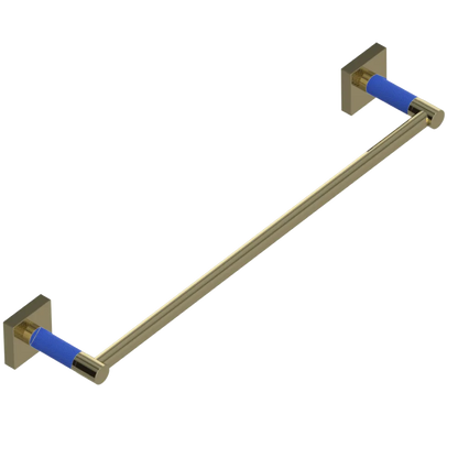 Rubinet 18" TOWEL BAR Natural Brass