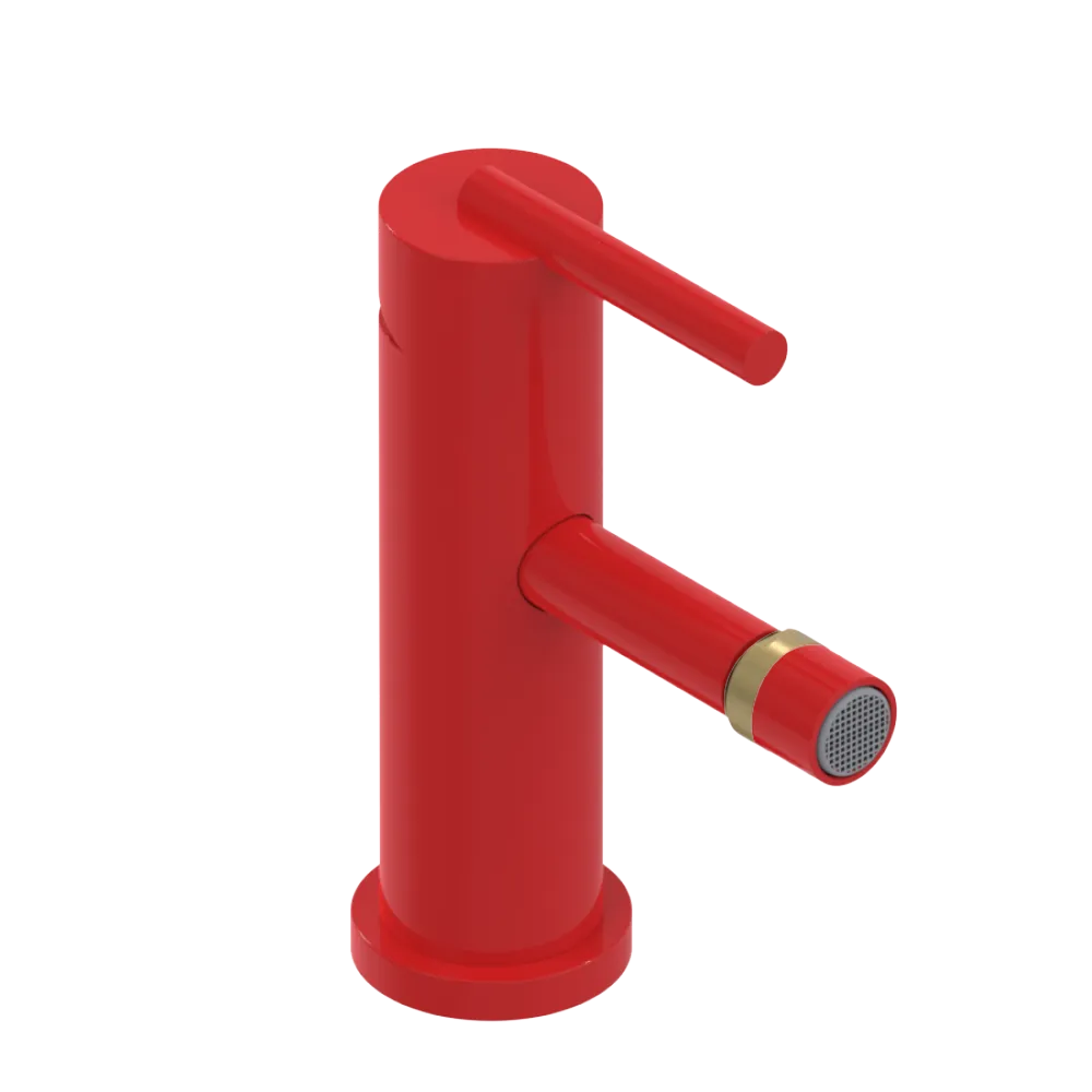 Rubinet Single Control Bidet Fitting (less drain) Red