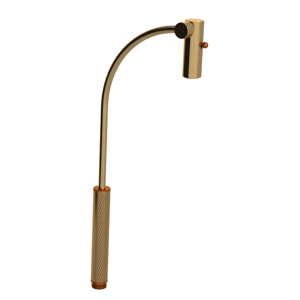 Rubinet Hand Held Shower Bidet Only Gold