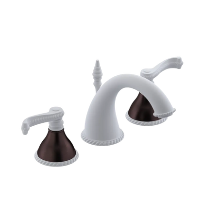 Rubinet Widespread Lav. Set. (less drain) Matt White