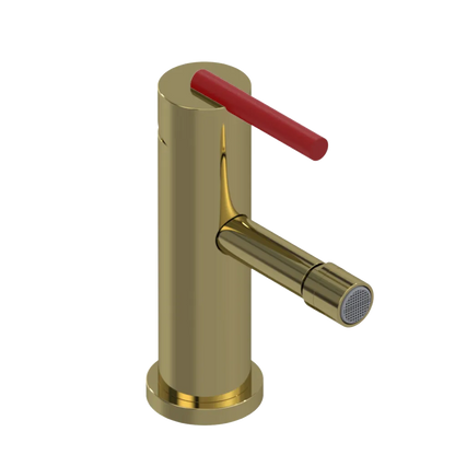 Rubinet Single Control Bidet Fitting (less drain) Natural Brass