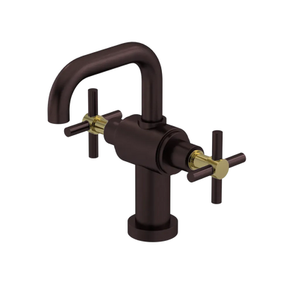 Rubinet Single Hole Dual Handle Lav. Set. (less drain) Oil Rubbed Bronze