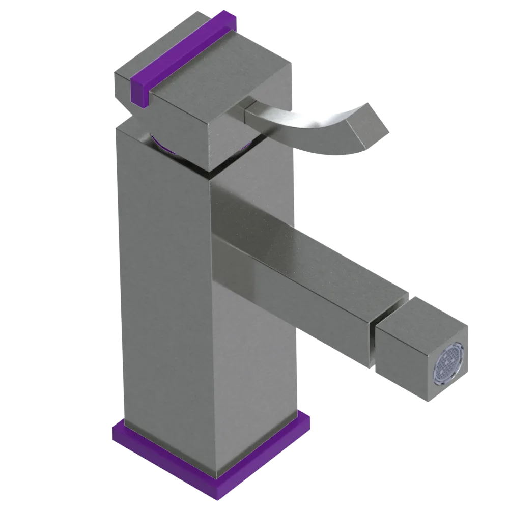 Rubinet Single Control Bidet Fitting (less drain) Satin Nickel