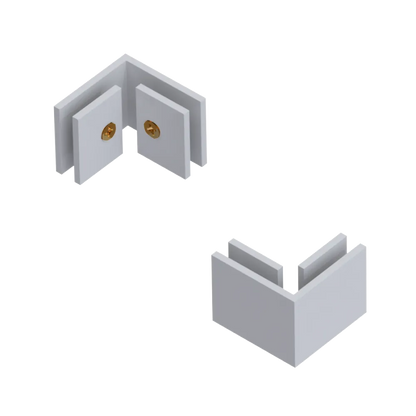 Rubinet 90 Glass to Glass White