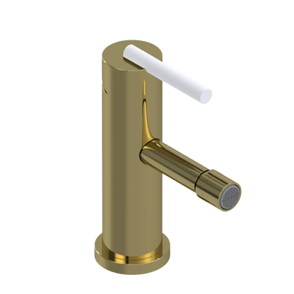 Rubinet Single Control Bidet Fitting (less drain) Natural Brass