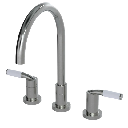 Rubinet Widespread Kitchen Set Satin Nickel