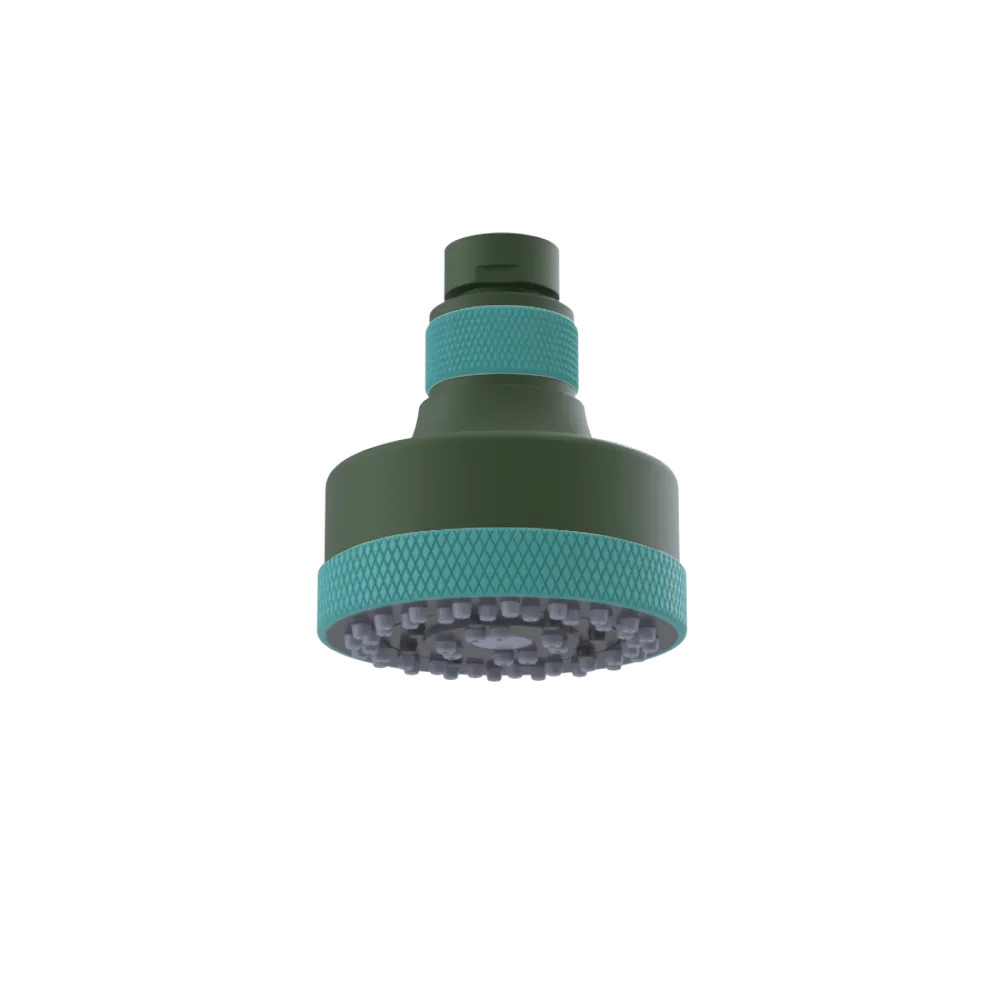 Rubinet 3 FUNCTION SHOWER HEAD Green Envy