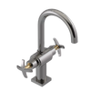 Rubinet Single Hole Dual Handle Lav. Set. (less drain) Polished Nickel