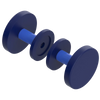 Rubinet Shower Door Knob (set) Midnight Blue